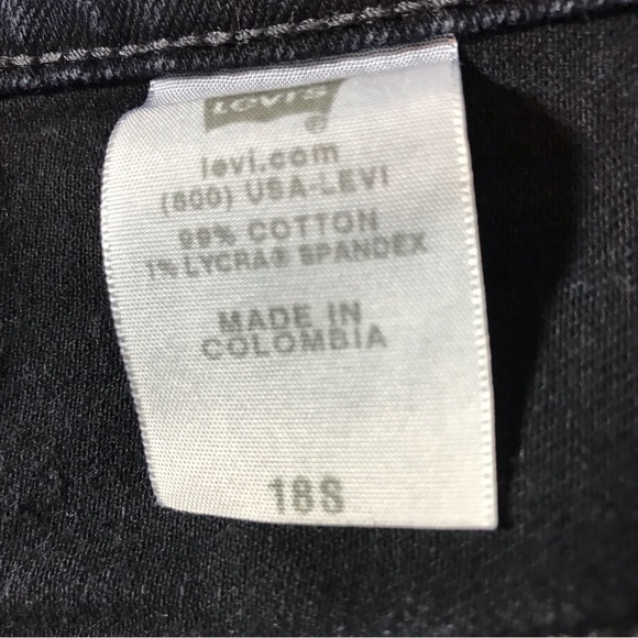 Levi’s 515 black boot cut jeans - Size 18S - Picture 6 of 7